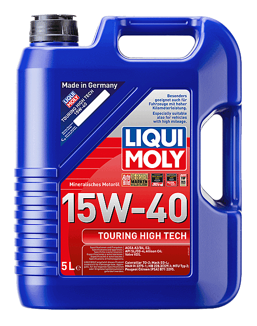 HUILE MOTEUR LIQUI MOLY TOURING HIGH TECH 15W-40