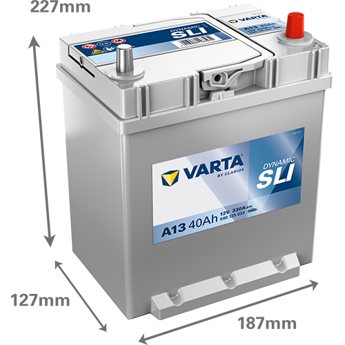 BATTERIE VOITURE VARTA A13 40AH 330A (EN)