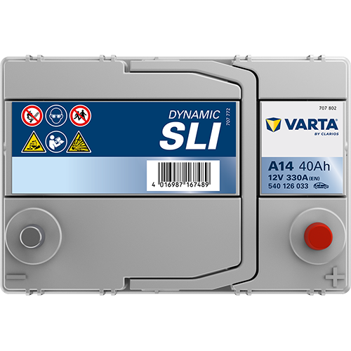 BATTERIE VOITURE VARTA A14 40AH 330A (EN)