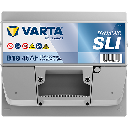 BATTERIE VOITURE VARTA B19 45AH 400A (EN)