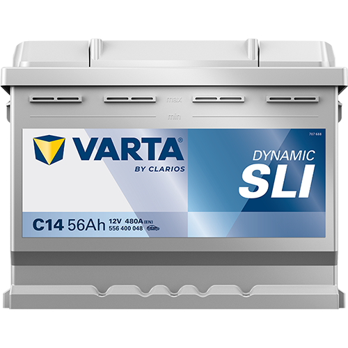 BATTERIE VOITURE VARTA C14 L2 12V 56 Ah 480A