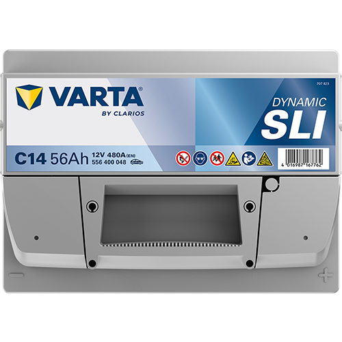 BATTERIE VOITURE VARTA C14 L2 12V 56 Ah 480A