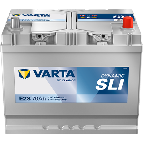 BATTERIE VOITURE VARTA E23 70AH 630A (EN)