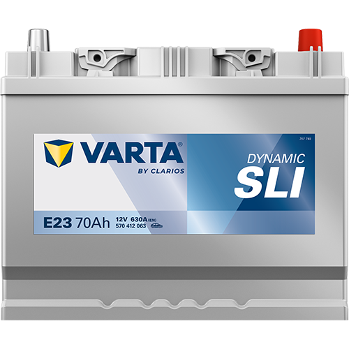 BATTERIE VOITURE VARTA E23 70AH 630A (EN)