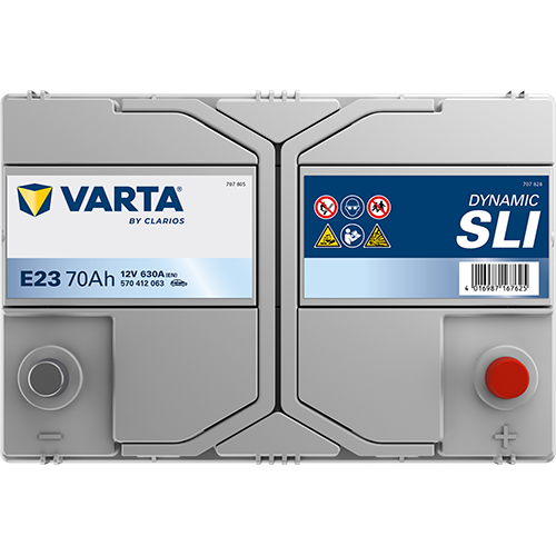BATTERIE VOITURE VARTA E23 70AH 630A (EN)