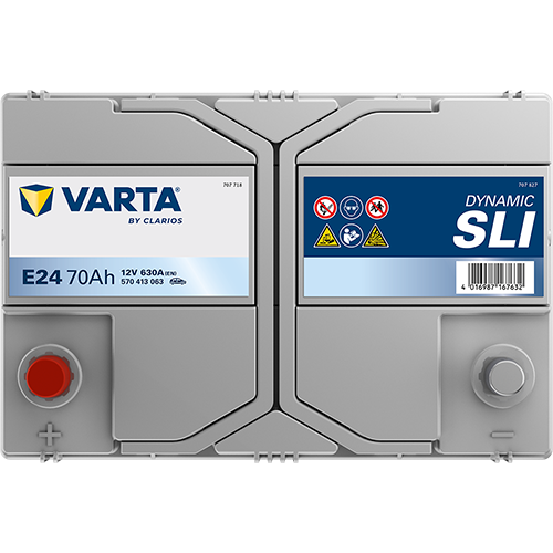 BATTERIE VOITURE VARTA E24 70AH 630A (EN)