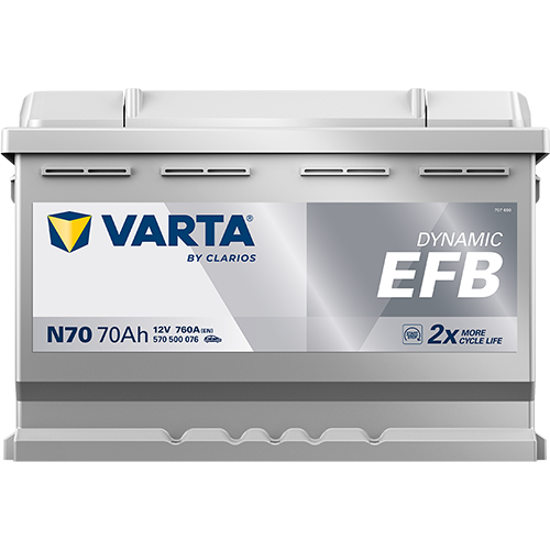 BATTERIE VOITURE VARTA N70 70AH 760A (EN)
