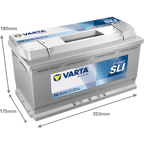 BATTERIE VARTA F6 90AH 720A (EN)