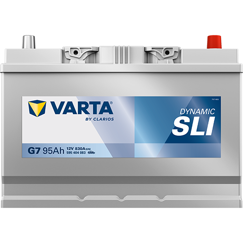 BATTERIE VOITURE VARTA G7 95AH 830A (EN)