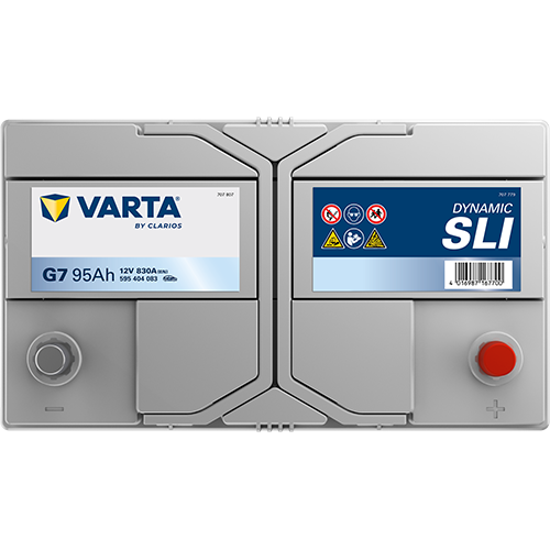 BATTERIE VOITURE VARTA G7 95AH 830A (EN)