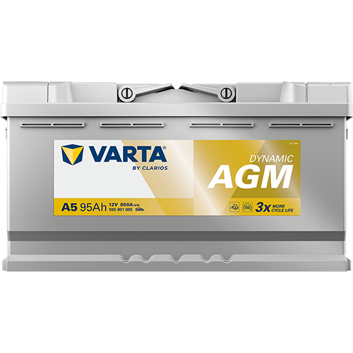 BATTERIE VOITURE VARTA A5 95AH 850A (EN)