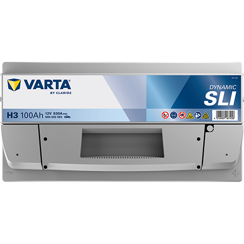 BATTERIE VOITURE VARTA H3 100AH 830A (EN)