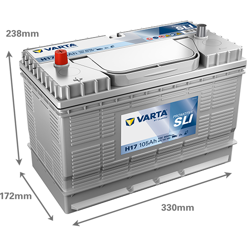 BATTERIE VARTA H17 105AH 800A (EN)