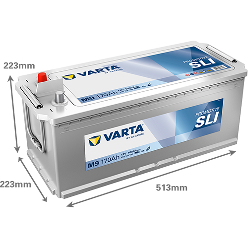 BATTERIE VARTA M9 170AH 1000A (EN)