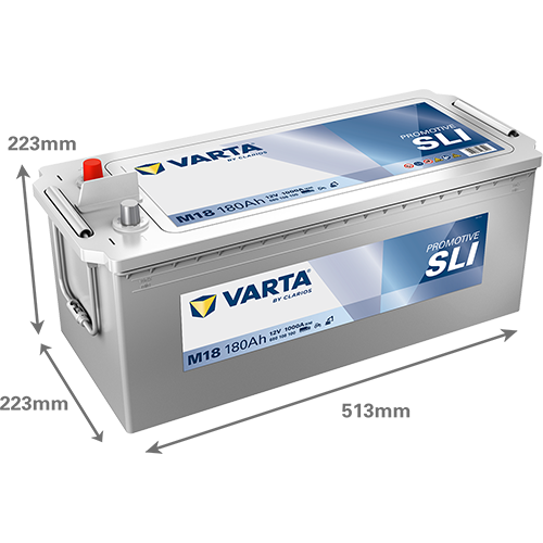 BATTERIE VARTA M18 180AH 1000A (EN)
