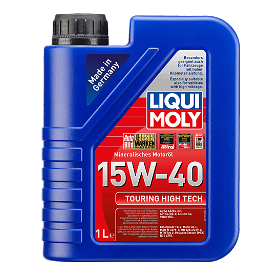 HUILE MOTEUR LIQUI MOLY TOURING HIGH TECH 15W-40