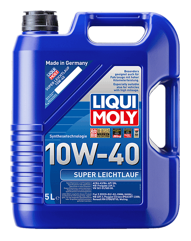 HUILE MOTEUR LIQUI MOLY SUPER LEICHTLAUF 10W-40