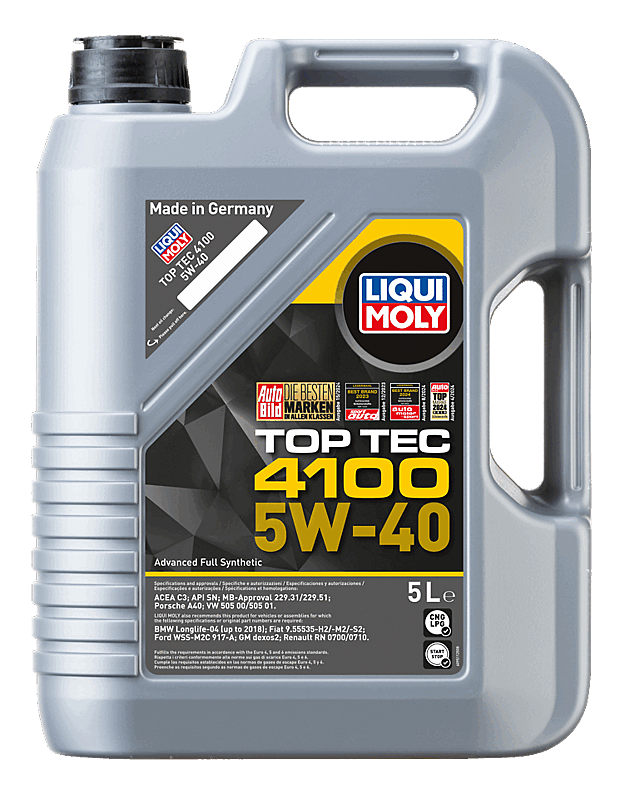 HUILE MOTEUR LIQUI MOLY TOP TEC 4100 5W-40