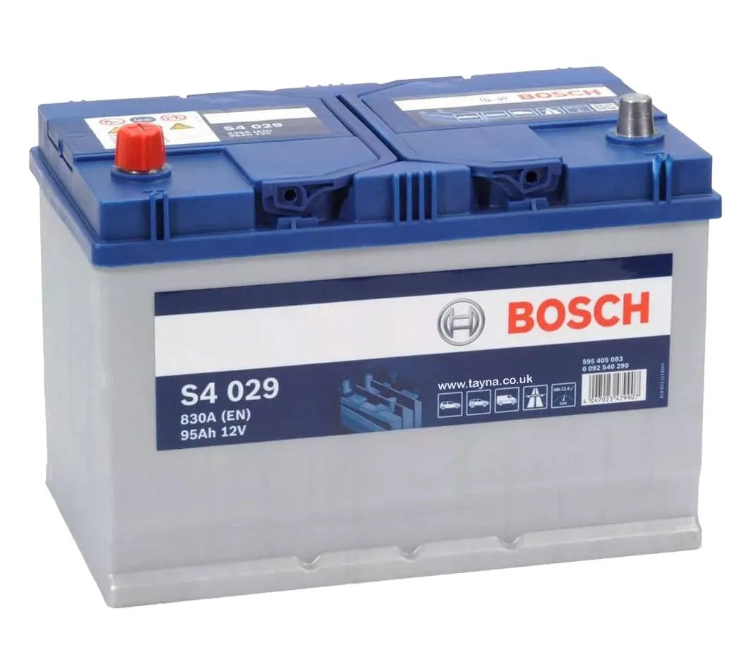 BATTERIE VOITURE BOSCH S4029 12V 95AH 830A