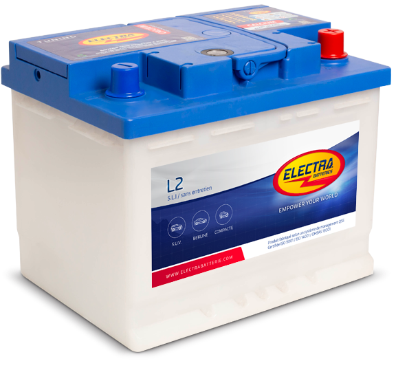 BATTERIE ELECTRA L2D 65 AH 580A (EN)