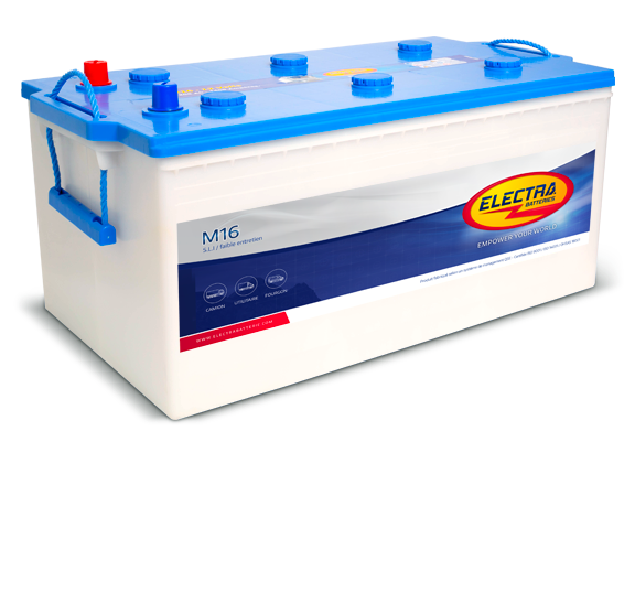 BATTERIE ELECTRA M16 220AH 1450A (EN)