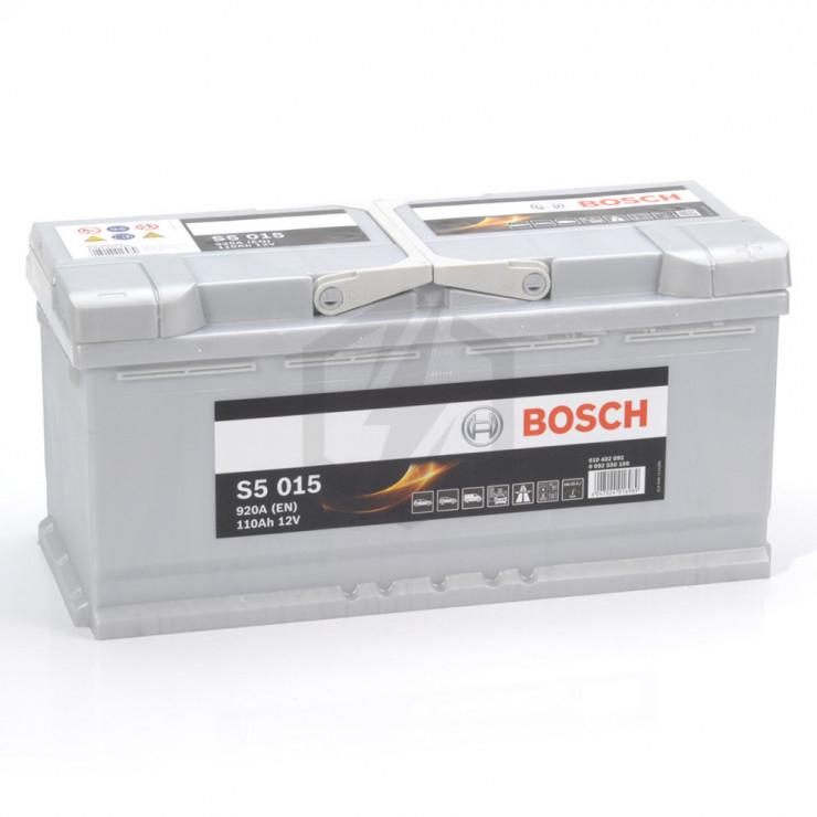 BATTERIE VOITURE BOSCH - S5015 12V 110AH 920A EN