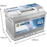 BATTERIE VARTA E13  70AH 640A (EN)