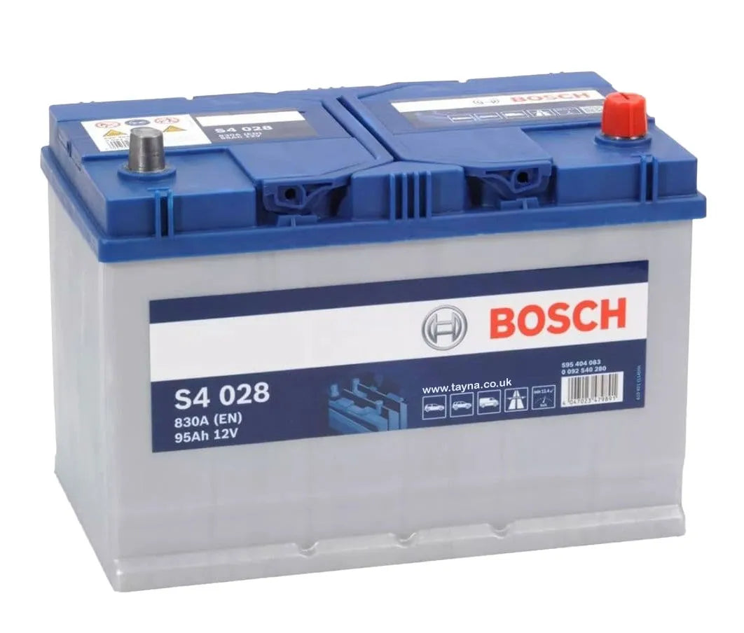 BATTERIE VOITURE BOSCH S4028 12V 95AH 830A